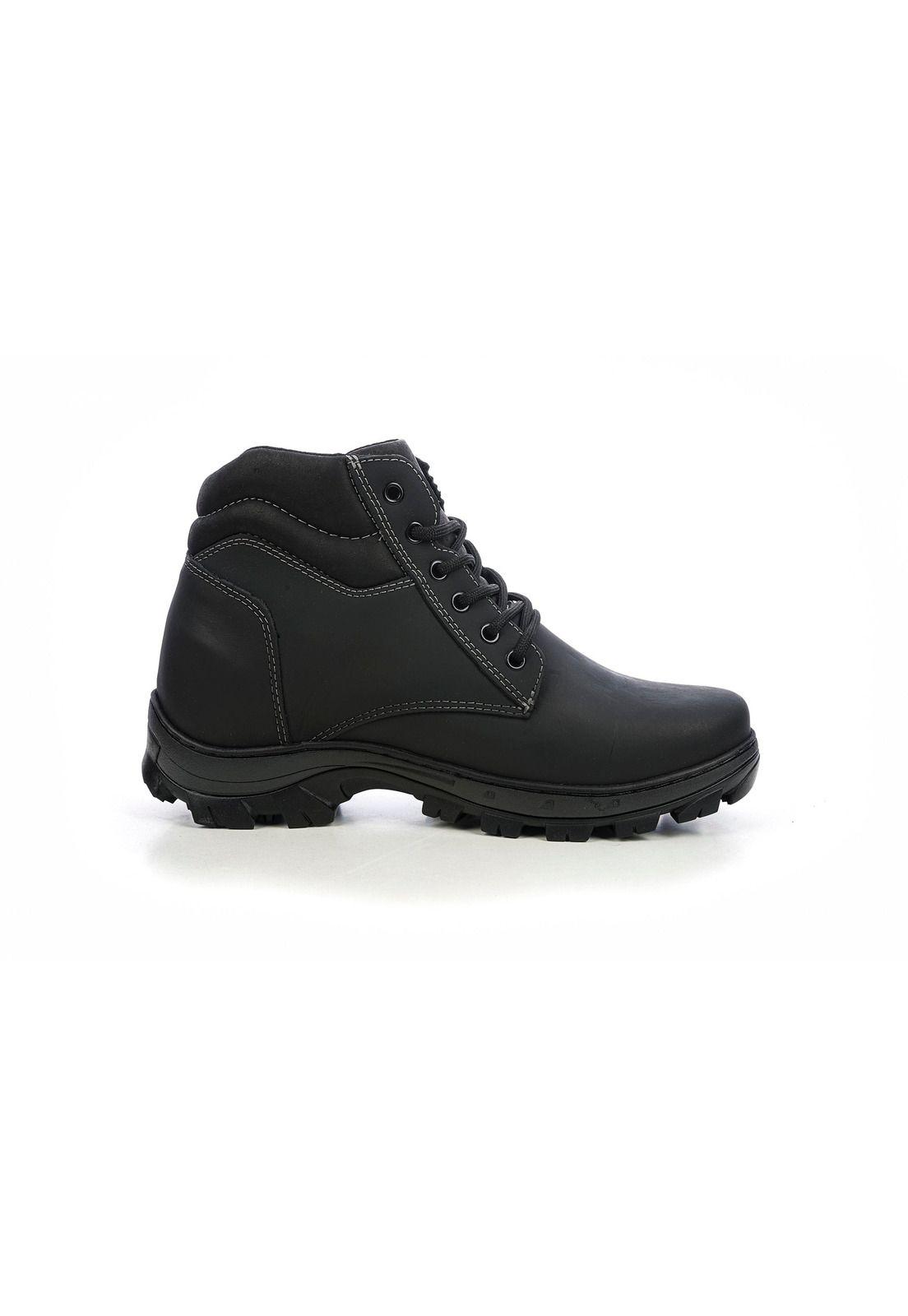 Botín Hombre Depot Negro Max Denegri +7cms -2