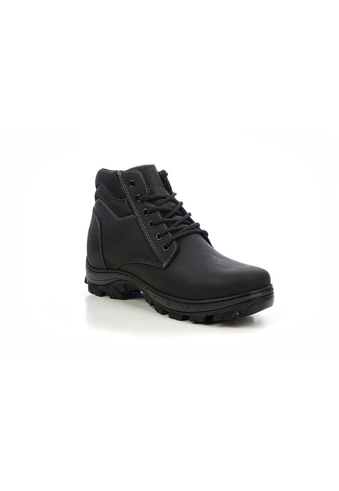 Botín Hombre Depot Negro Max Denegri +7cms -3