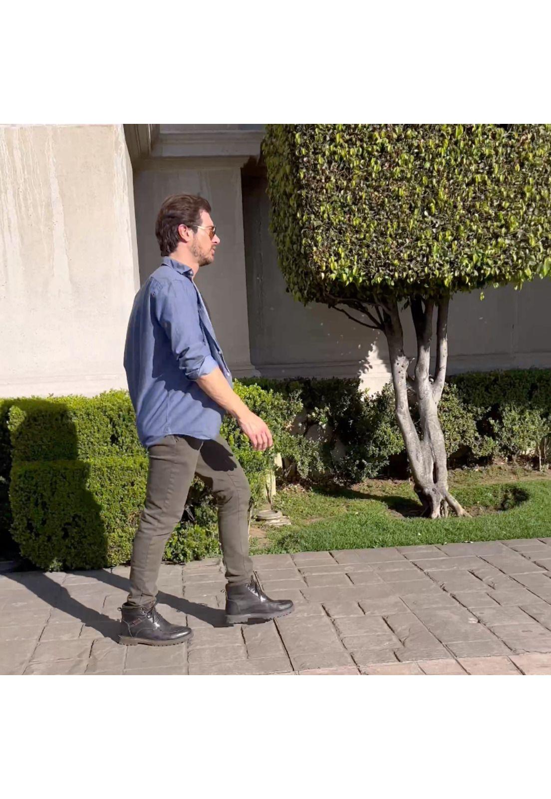 Botín Hombre Hancock Café Max Denegri +7cms -4