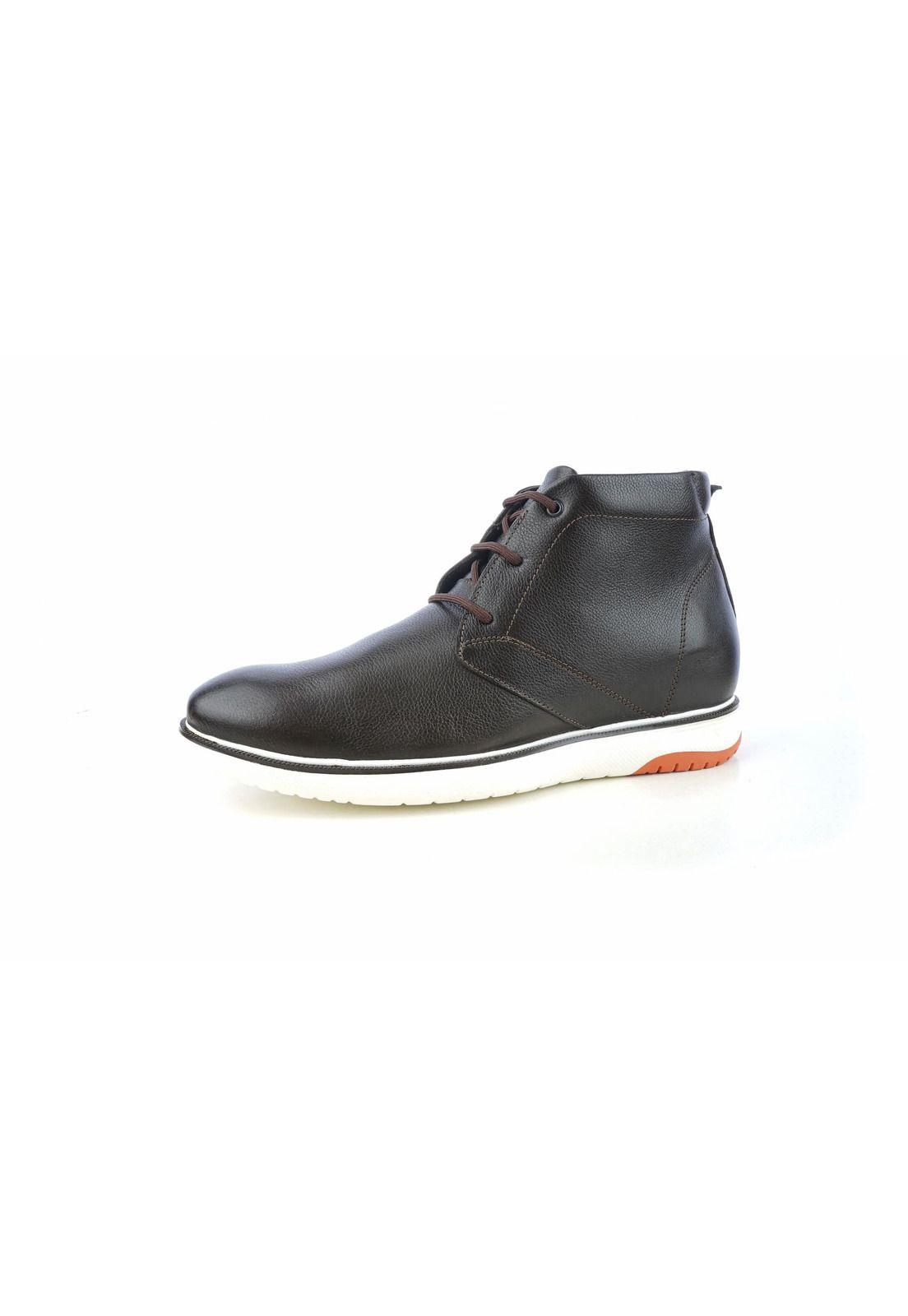 Botín Hombre Bernard Café Max Denegri +7cms-1