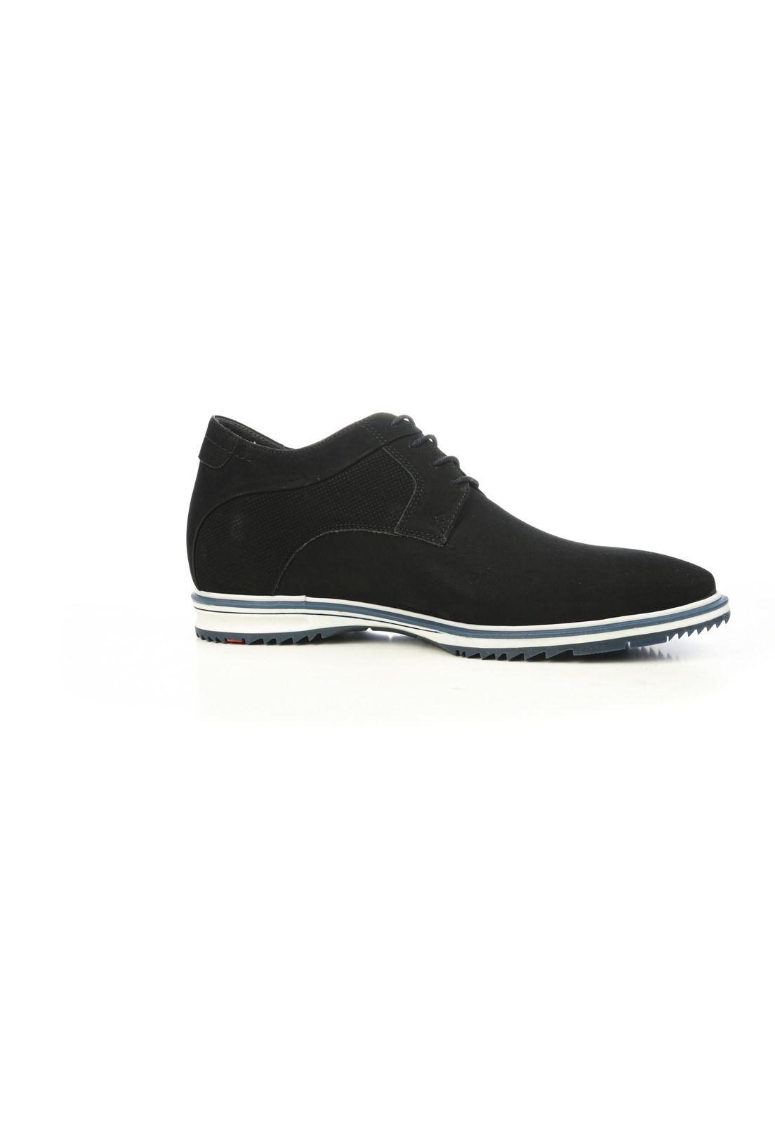 Zapato Hombre Barret Negro Max Denegri +7cms-3