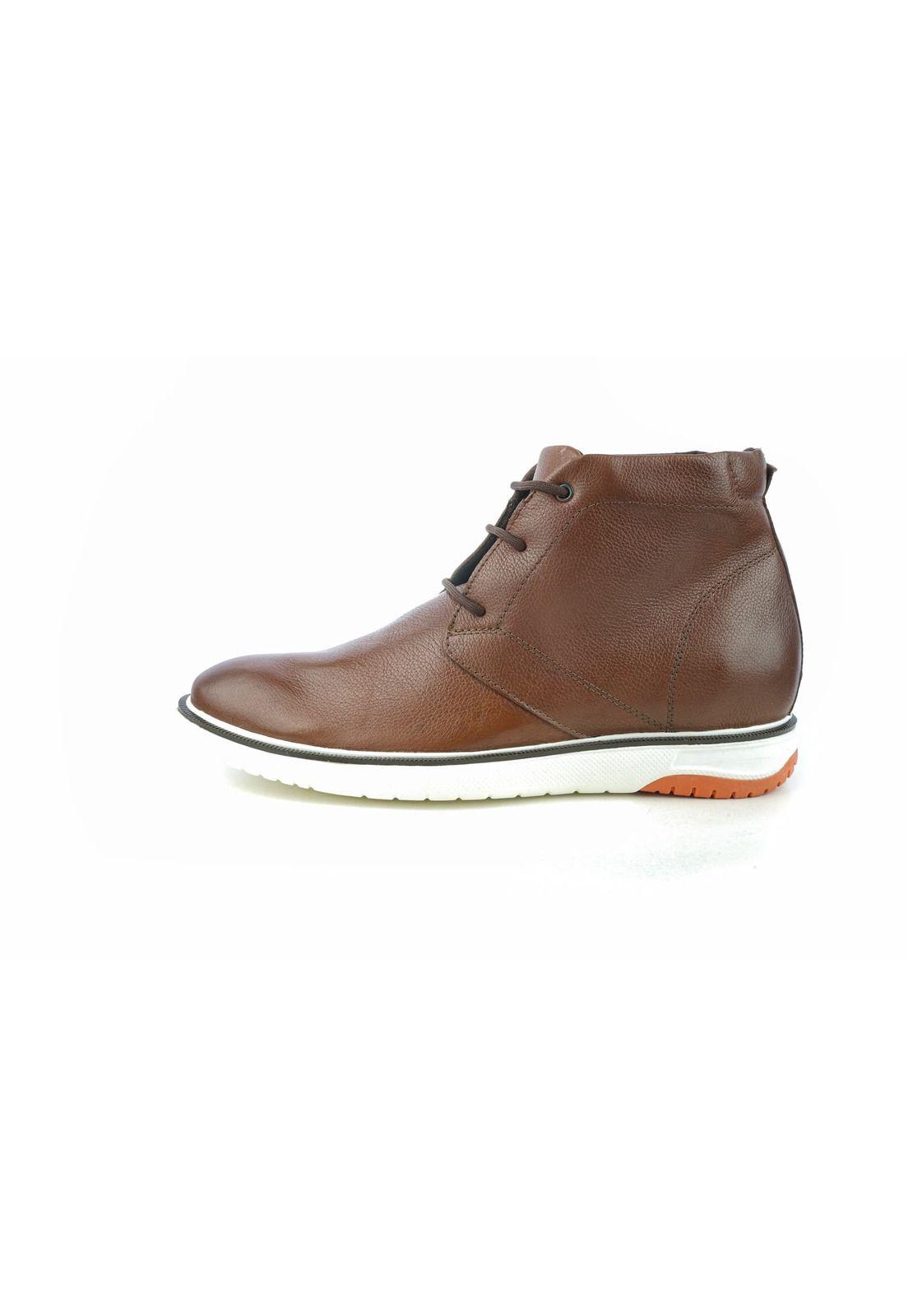Botín Hombre Bernard Camel Max Denegri +7cms-1