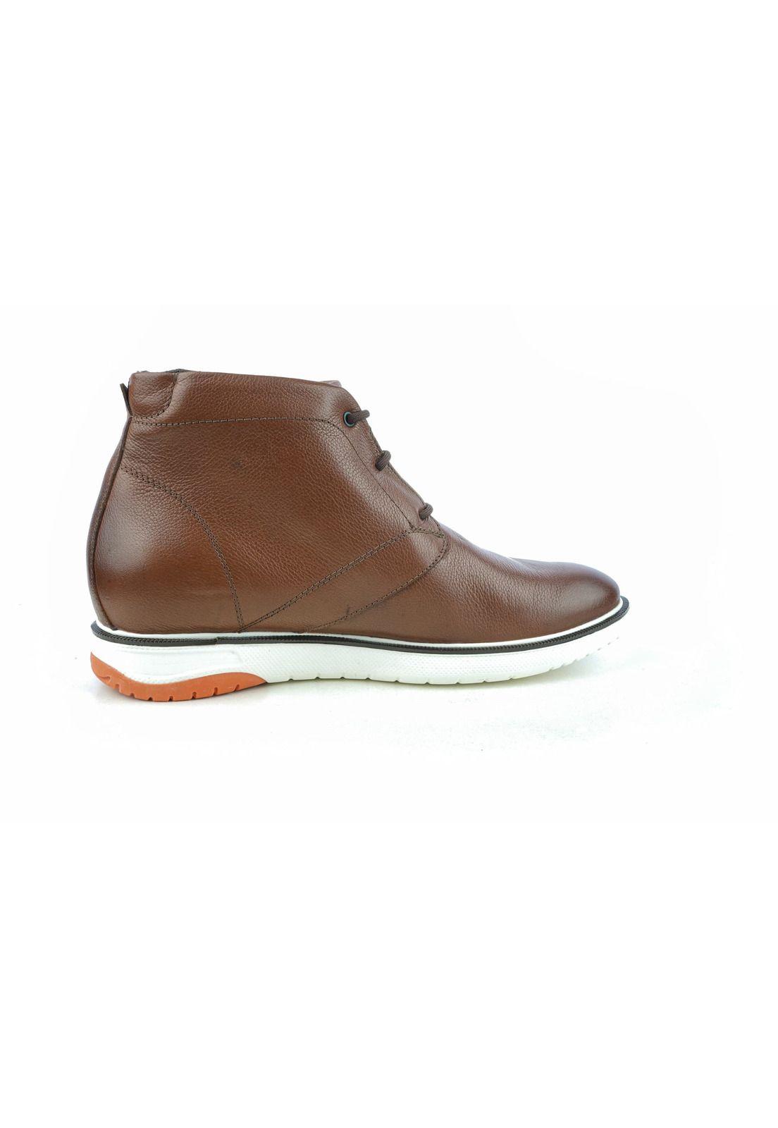 Botín Hombre Bernard Camel Max Denegri +7cms-2