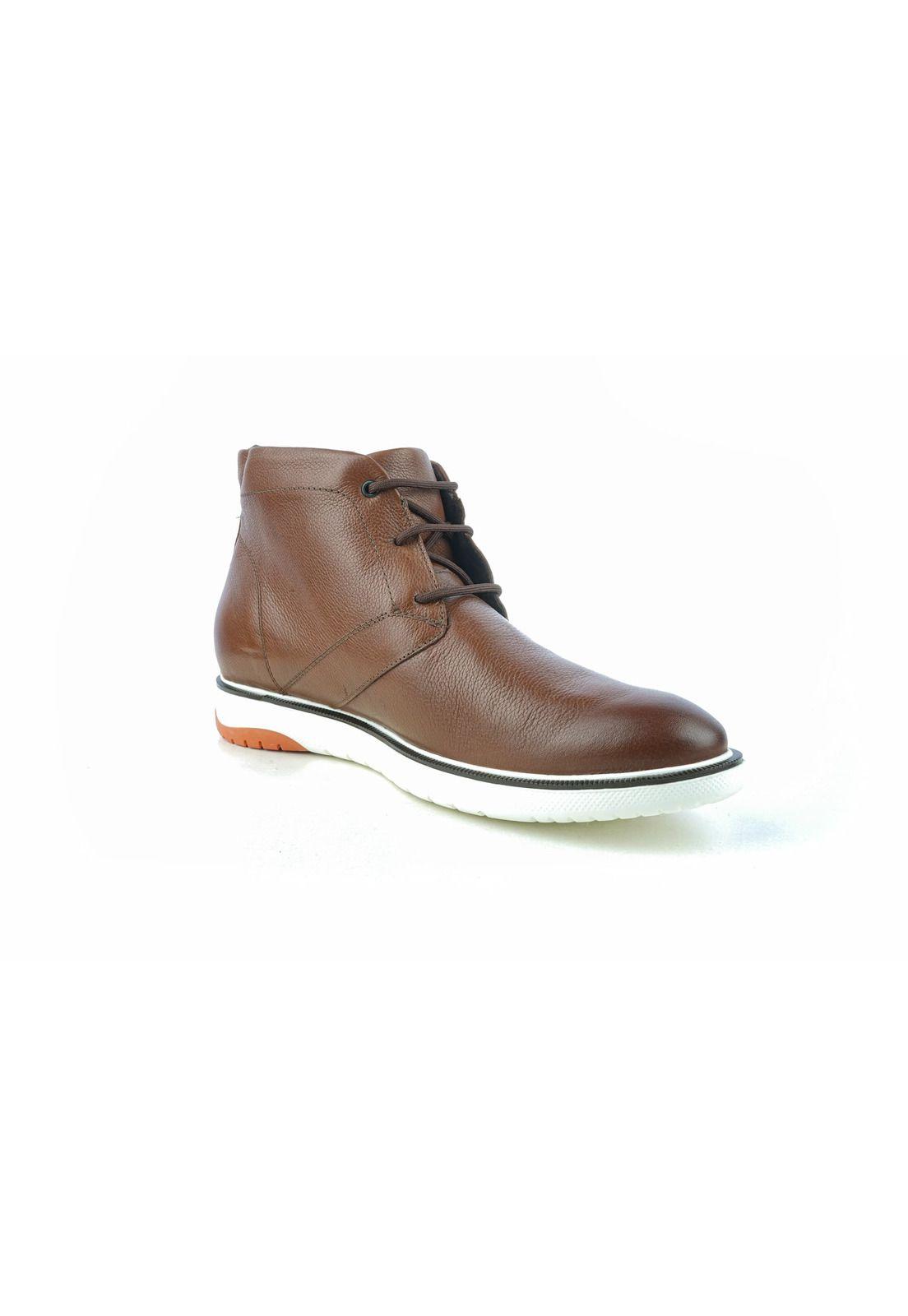 Botín Hombre Bernard Camel Max Denegri +7cms-3