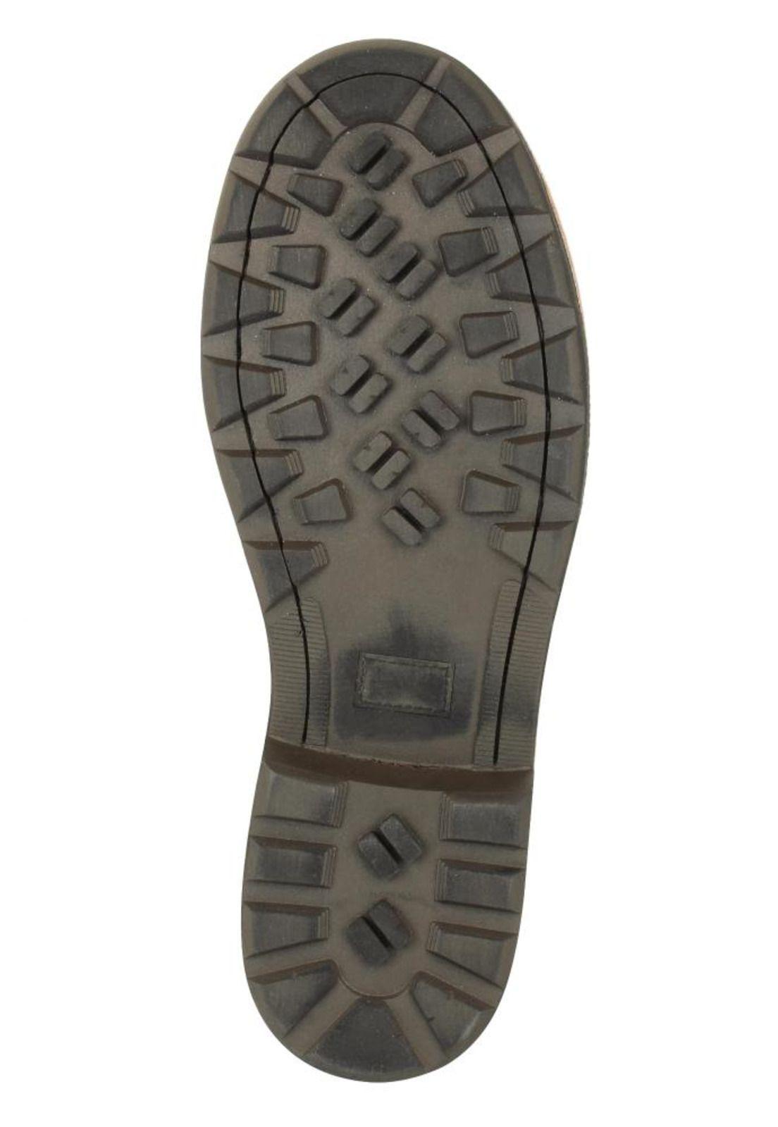 Botín Hombre Highlander Negro Max Denegri +7cms-1