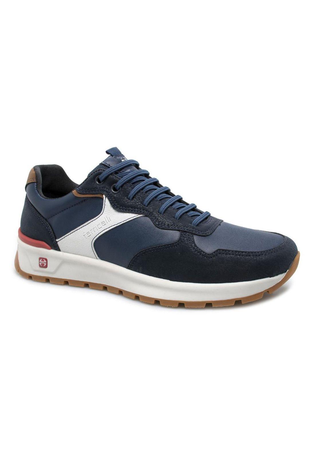 Zapatilla Hombre Fort Azul Max Denegri +7cms-0