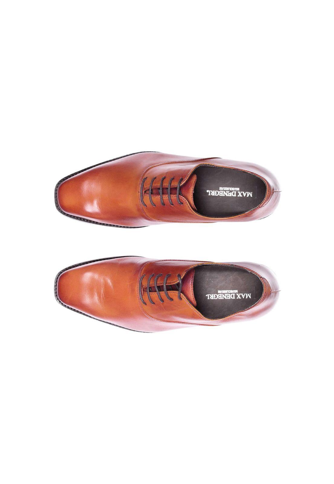Zapato Hombre Elegant Café Claro Max Denegri +7cms-3