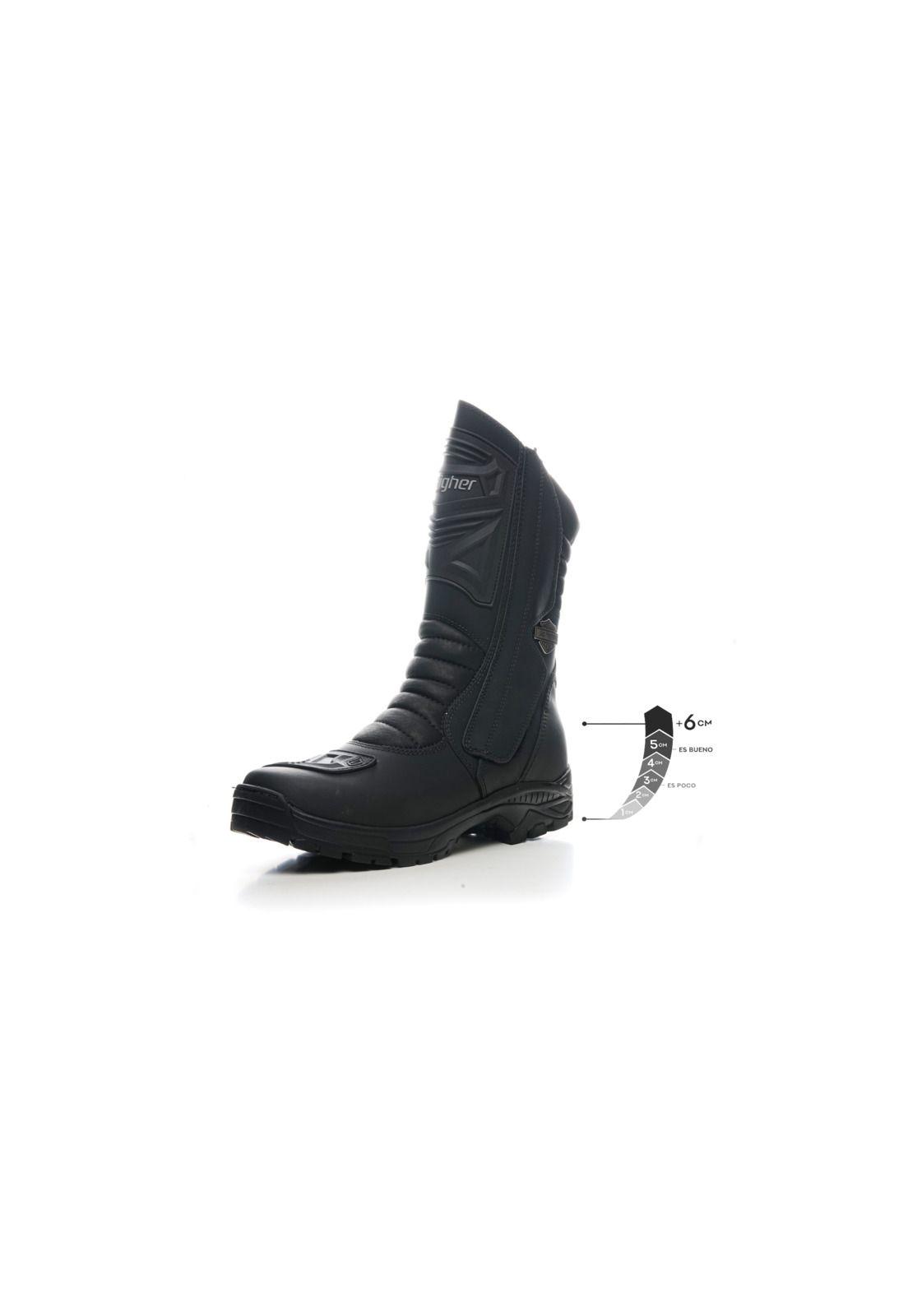 Bota Hombre Renegade Negro Max Denegri +6cms -0