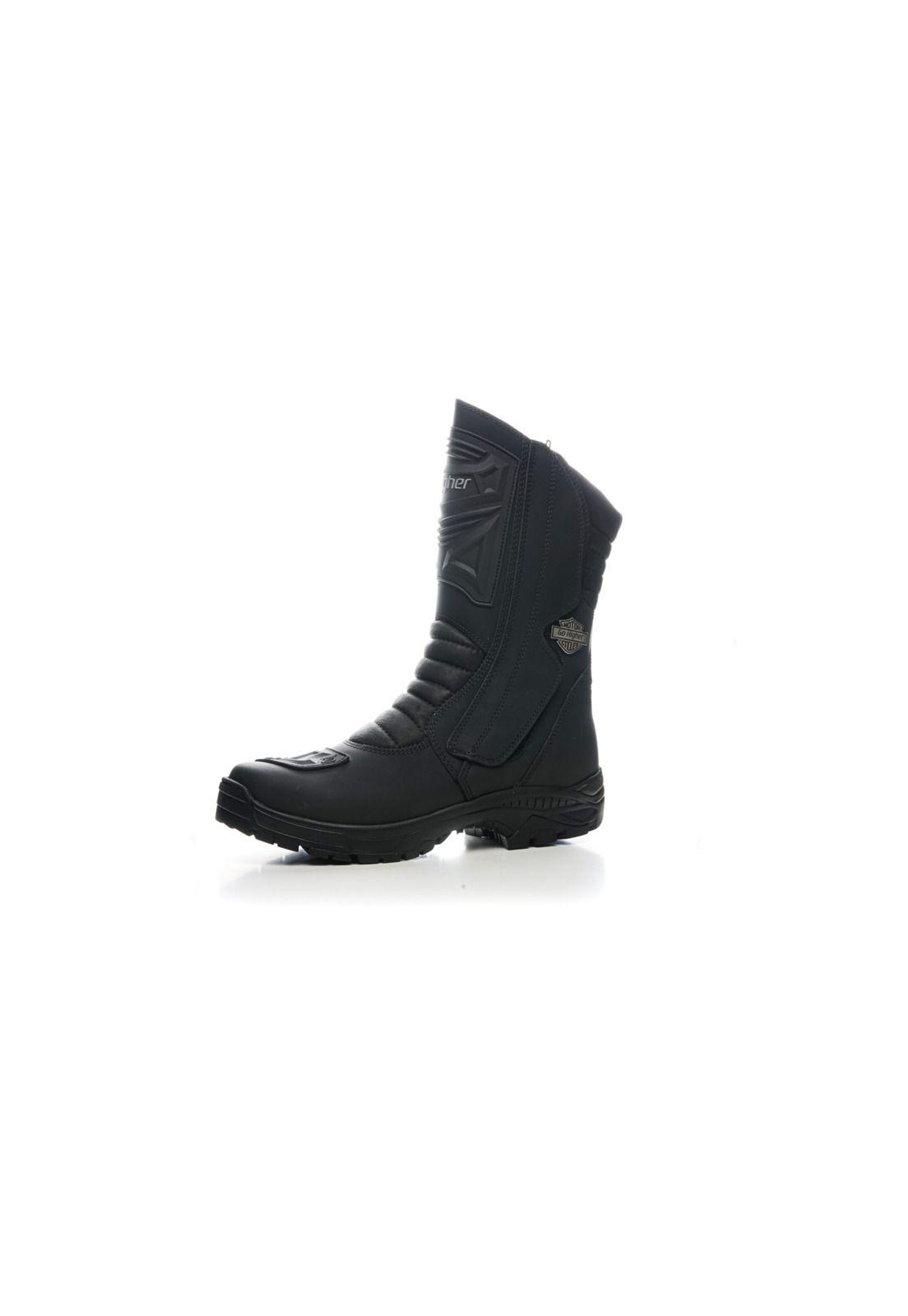 Bota Hombre Renegade Negro Max Denegri +6cms -1