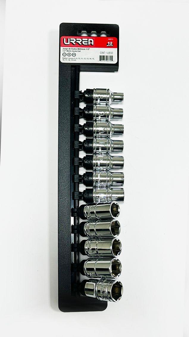 Jgo de 12 dados metricos boca 1/2 pulg  6 puntas 54213 urrea-2