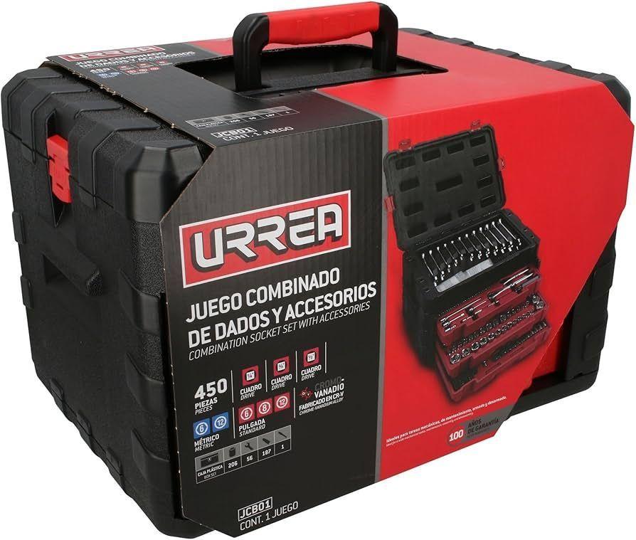 Juego dados y accesorios comb 450 pzs caja plast jcb01 urrea-1