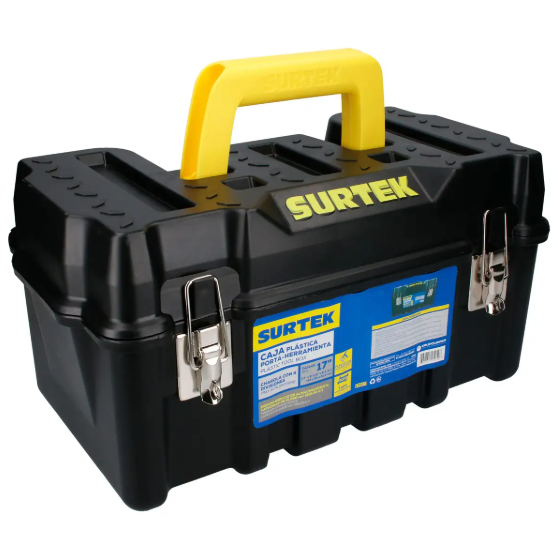 Caja portaherramientas plástica 17 pulgadas CPS17 Surtek-0
