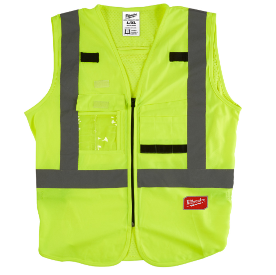 Chaleco seguridad amarillo - talla xl 48-73-5022 milwaukee-0