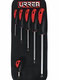 Juego destornilladores punta phillips,6 pzs 8600a urrea-1