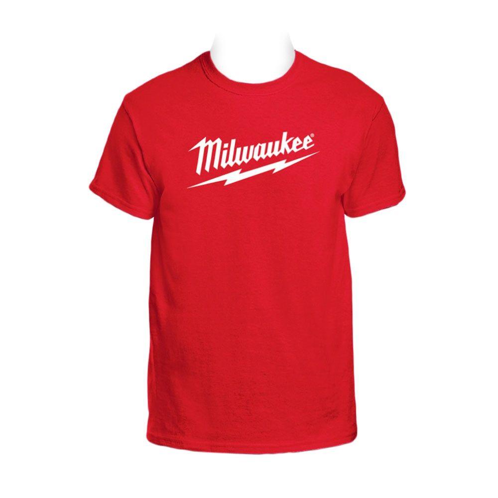 Polera roja unisex talla XL Milwaukee-0
