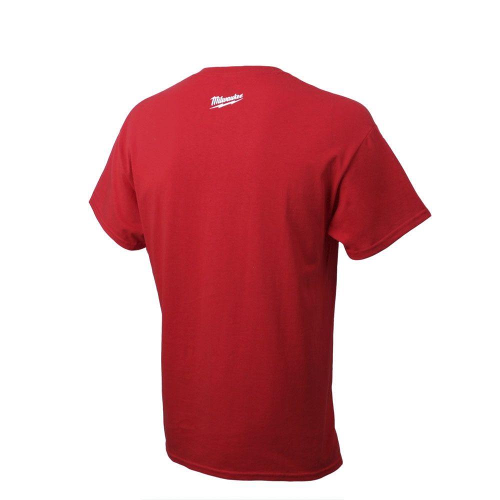 Polera roja unisex talla 2XL Milwaukee -1