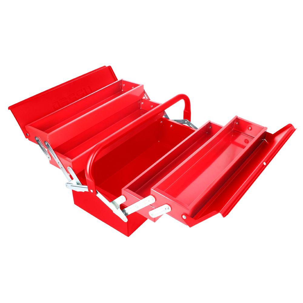 Caja portaherramientas metálica roja 7x16x8cma2urrea-0