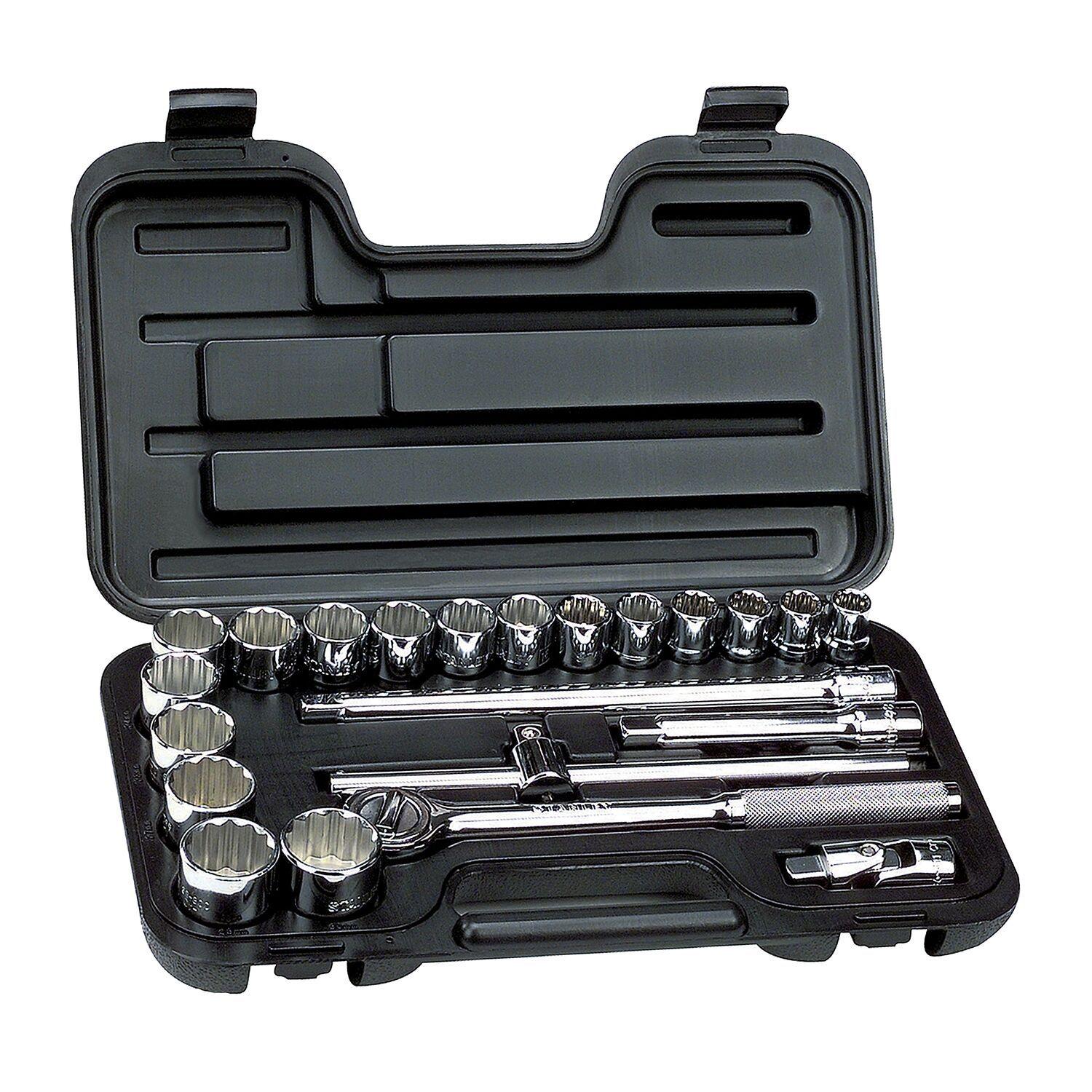 Juego dados m1/2' 23pza  12-30mm 86-531 stanley-1