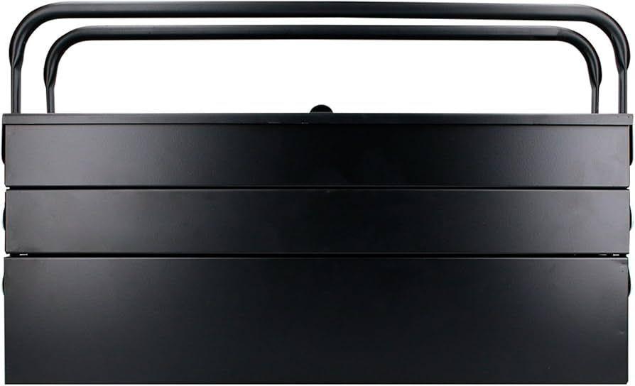 Caja portaherramientas metálica negra 7x18x7cma4urrea-0