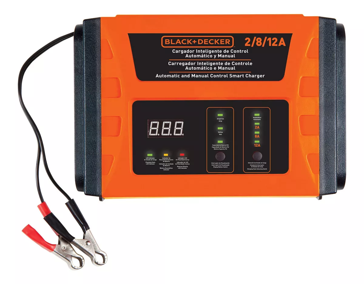 Cargador de batería 2 / 8 / 12 amp 12v bc12-b2c black+decker-0