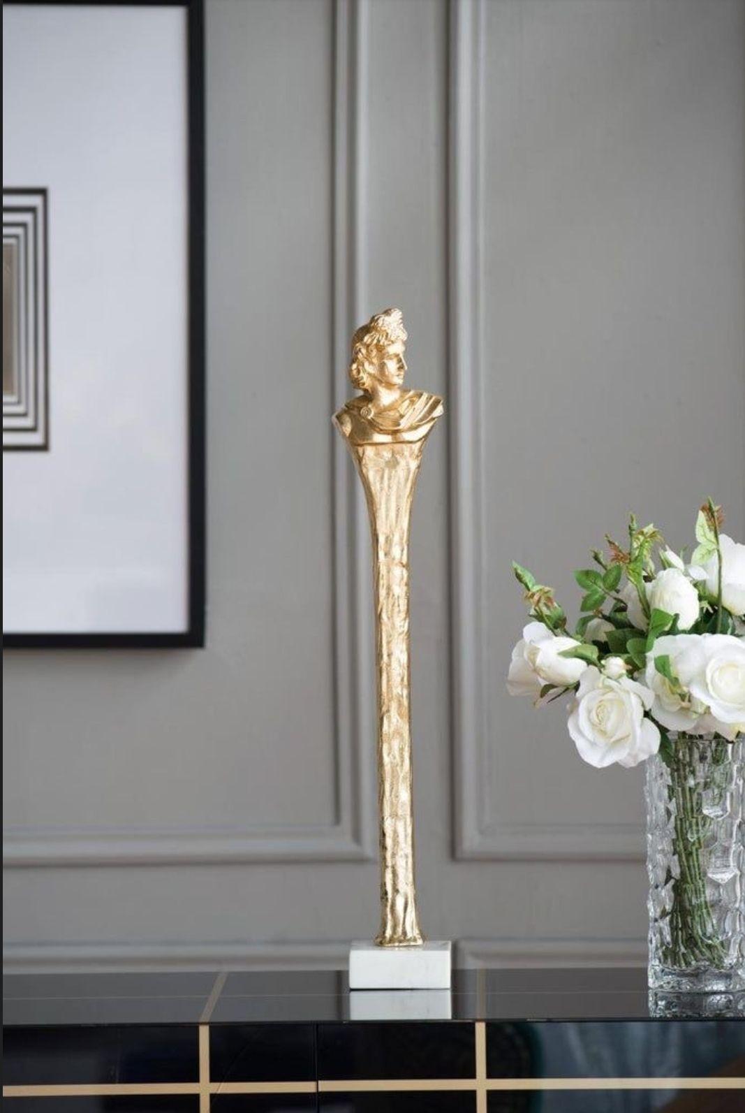 Escultura Thirasia Apolo - 71x14cm-4