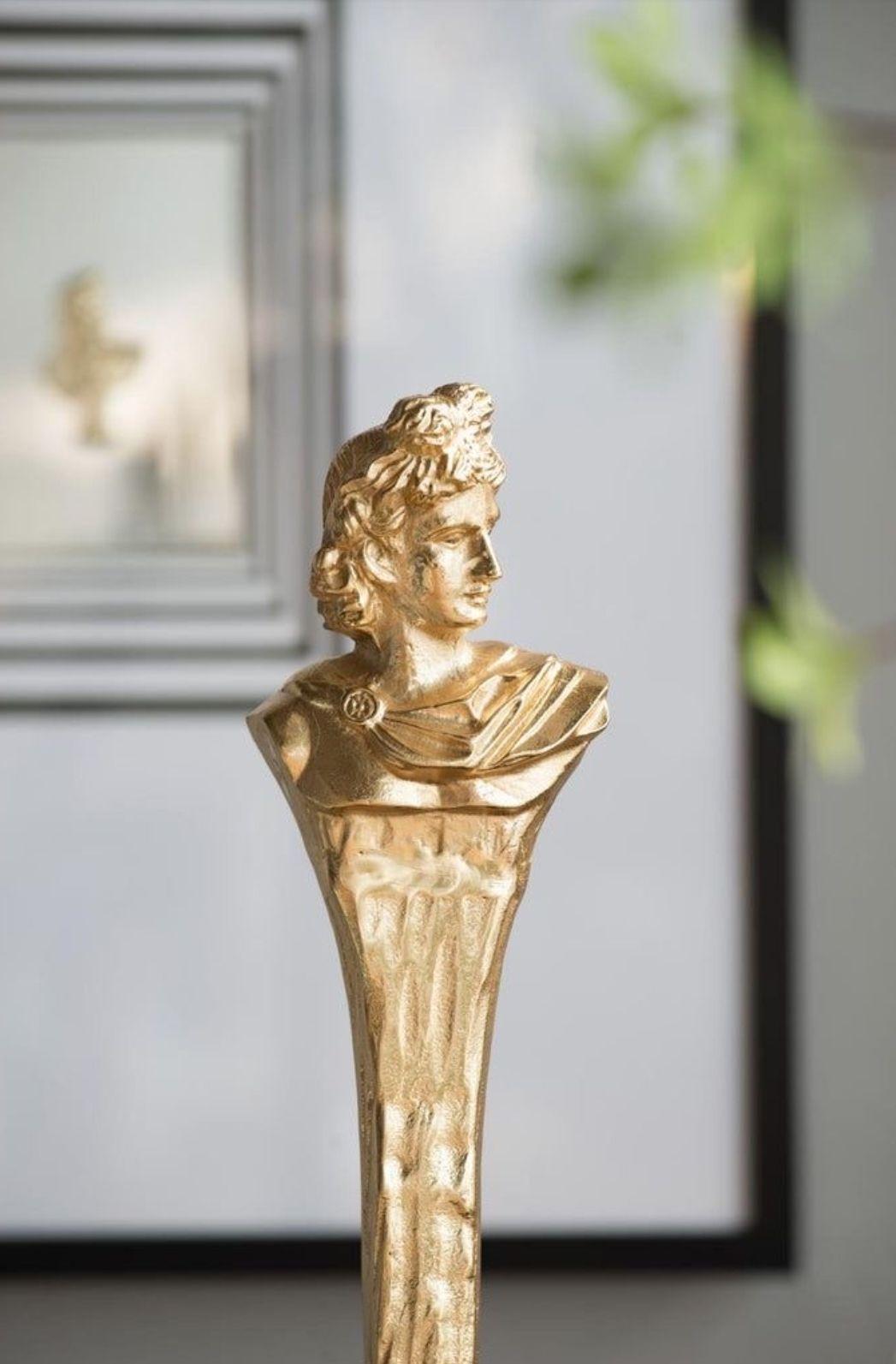 Escultura Thirasia Apolo - 71x14cm-3