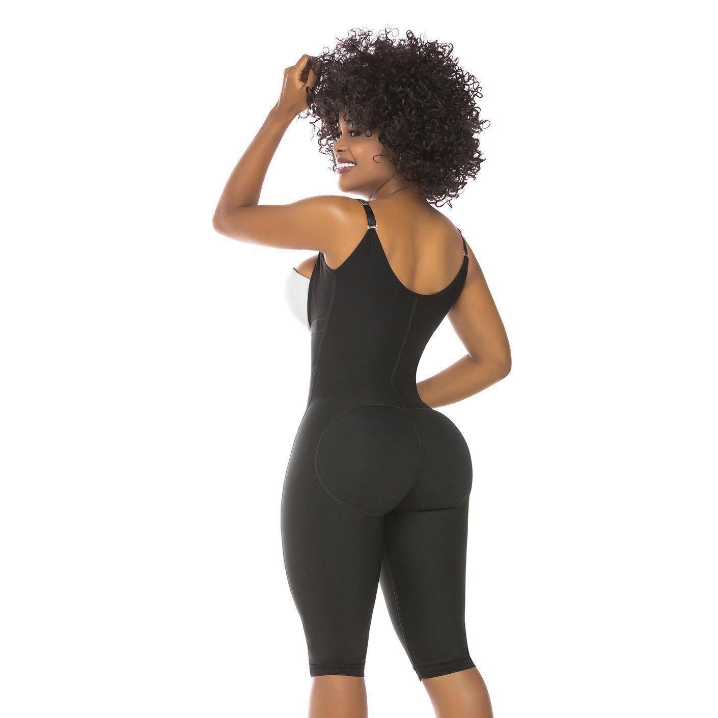 Faja Colombiana Moldeadora y Reductora, Pierna Larga 516 Negro-2