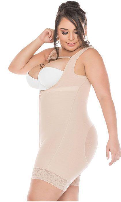 Faja Colombiana Moldeadora y Reductora En Short 520-2 Beige-1