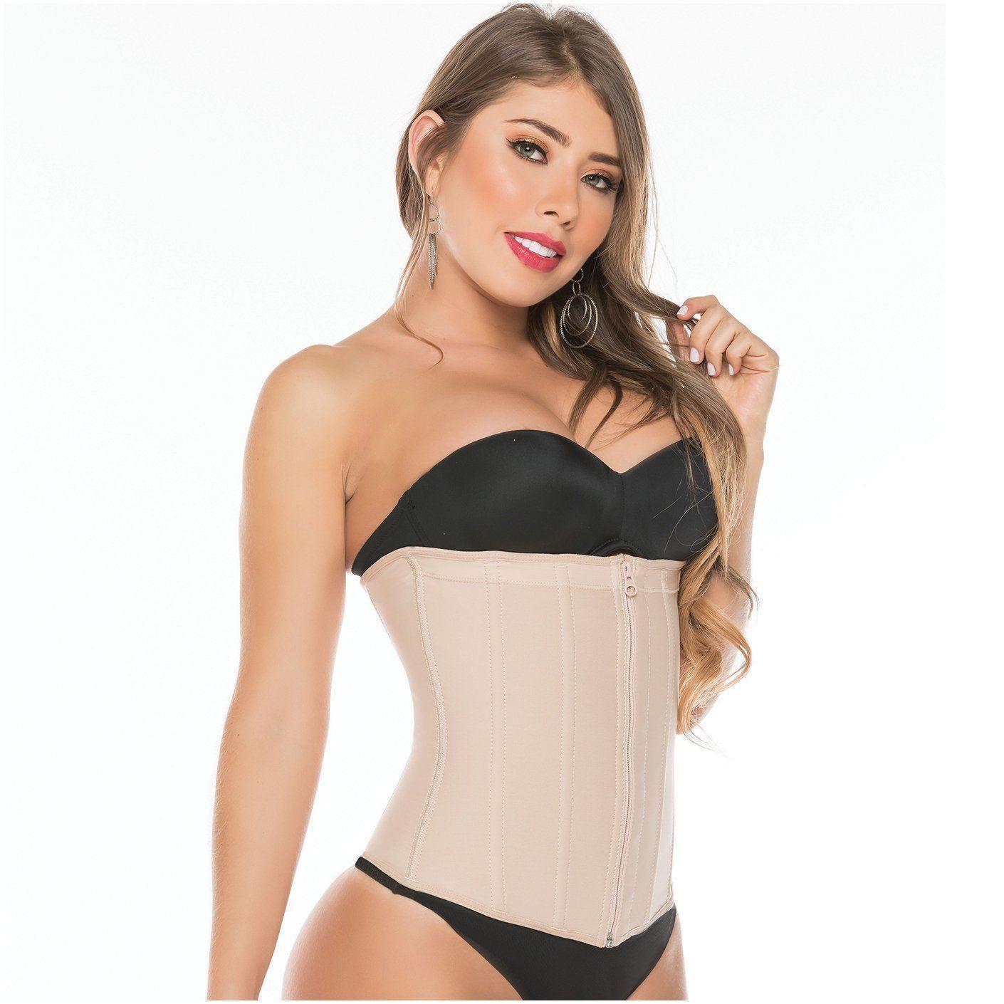 Cinturilla Moldeadora Con Broches y Cierre 315-1 Beige-0
