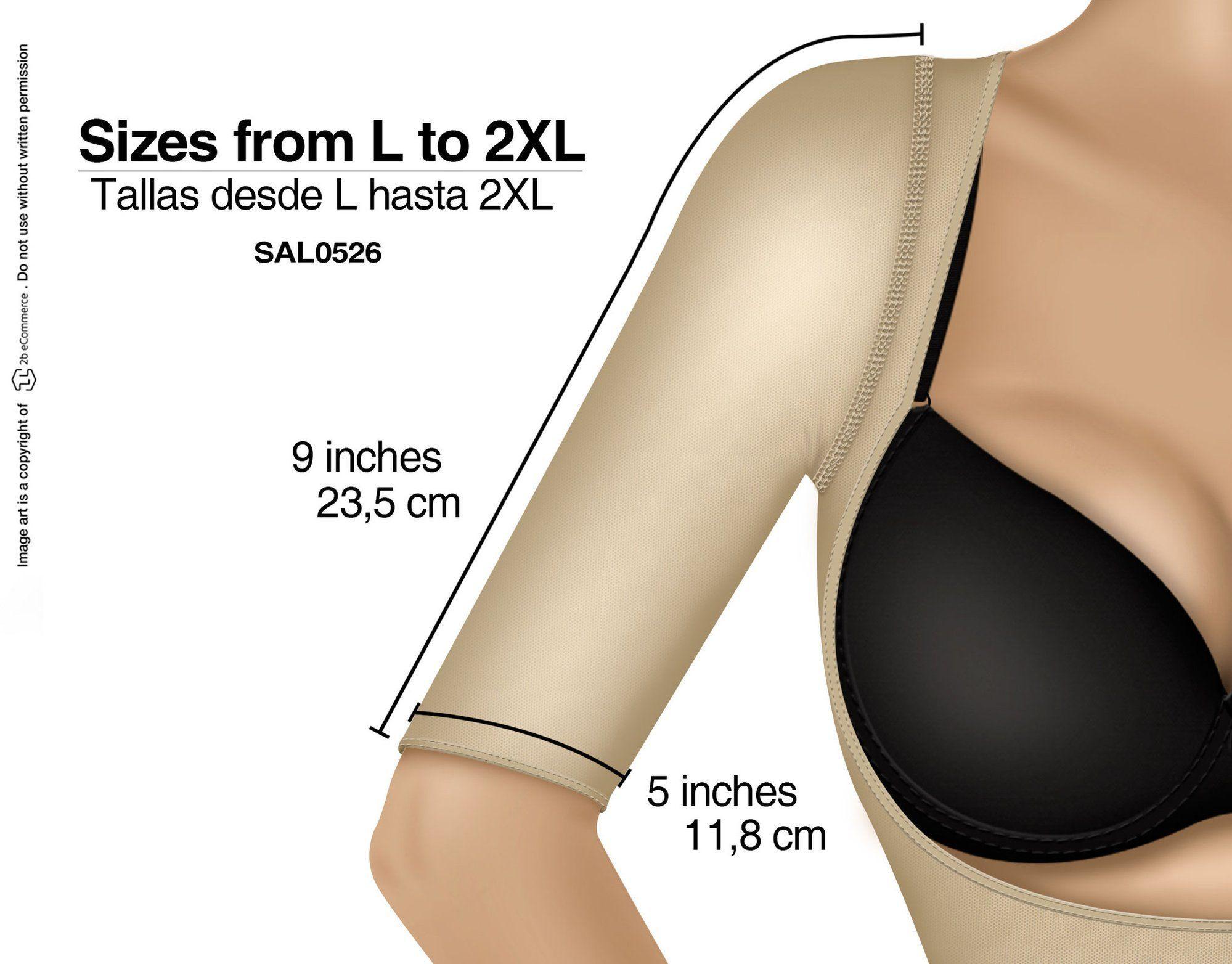 Faja Post-Operatoria Con Sosten y Mangas 526  Fajas Salome-4