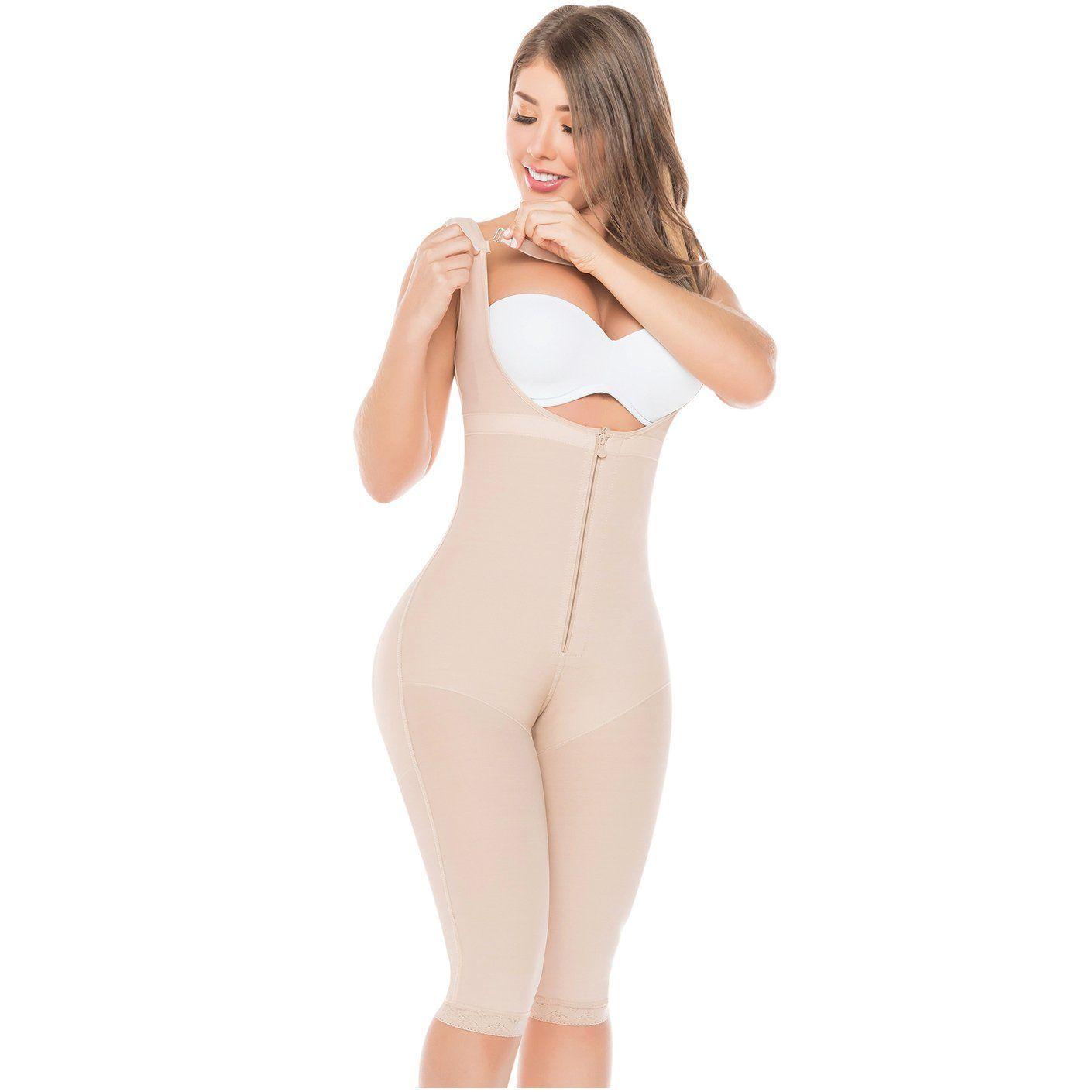 Faja Colombiana Lipoescultura, Pierna Larga 65206 Beige-2