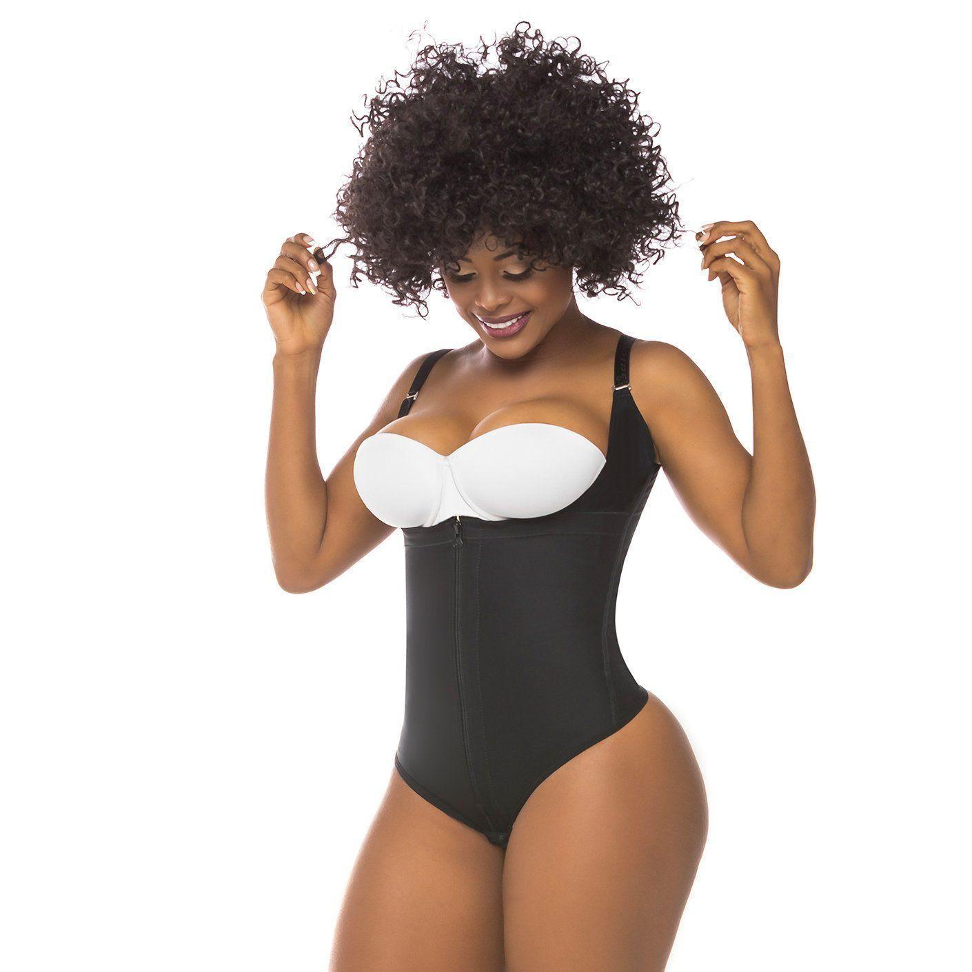 Faja Moldeadora y Reductora En Colaless y Espalda Alta 351 Negro-1