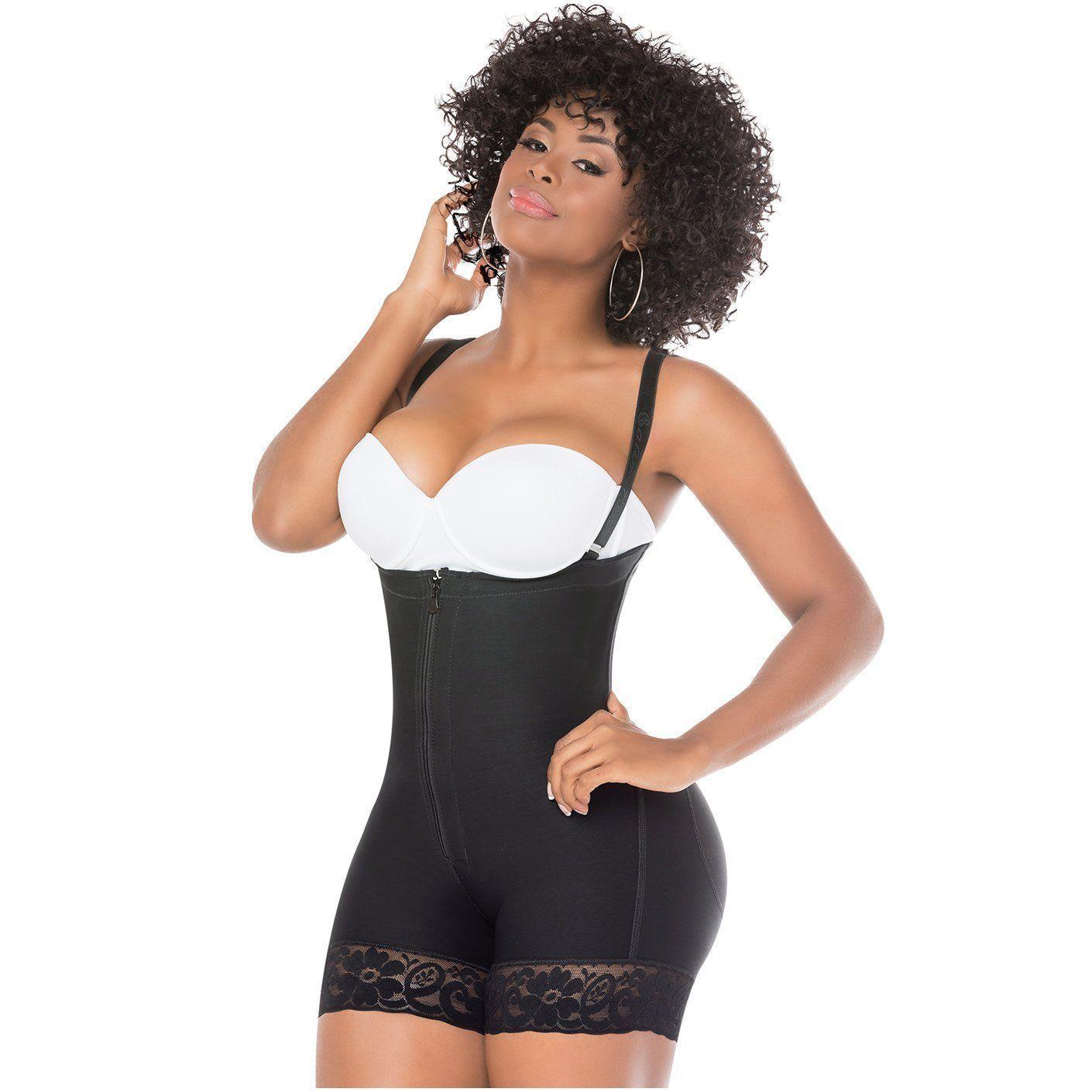 Faja Colombiana Moldeadora y Reductora En Short 214 Negro-4