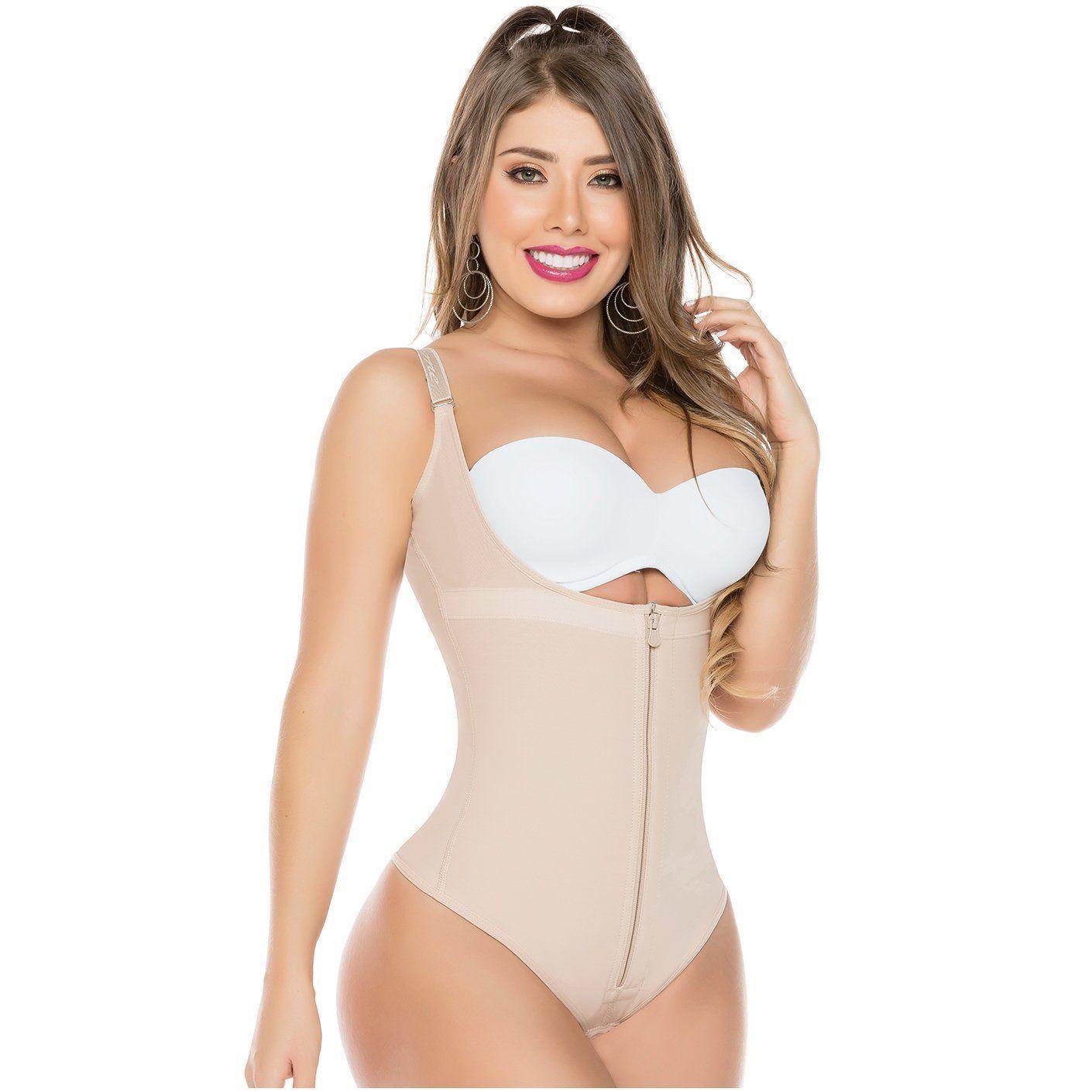 Faja Moldeadora y Reductora En Colaless y Espalda Alta 351 Beige-0
