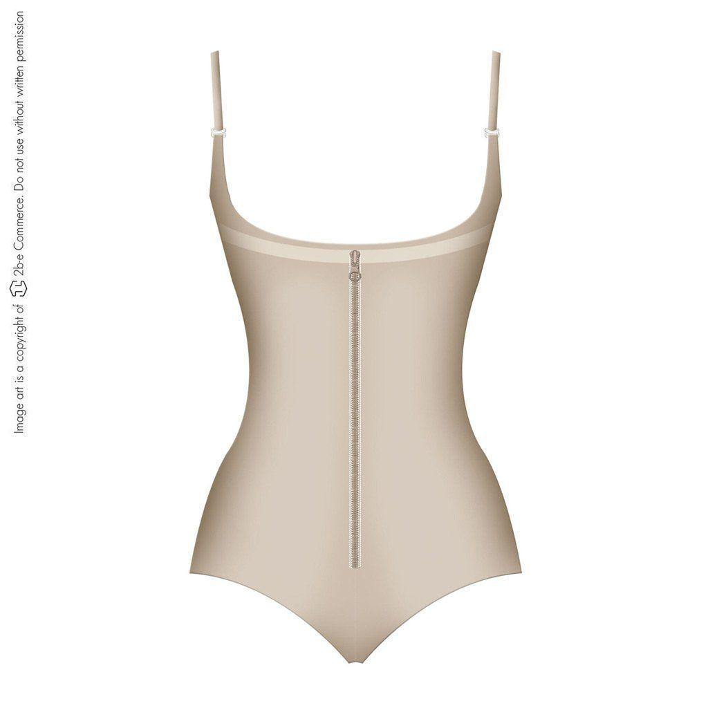 Faja Moldeadora y Reductora En Colaless y Espalda Alta 351 Beige-2