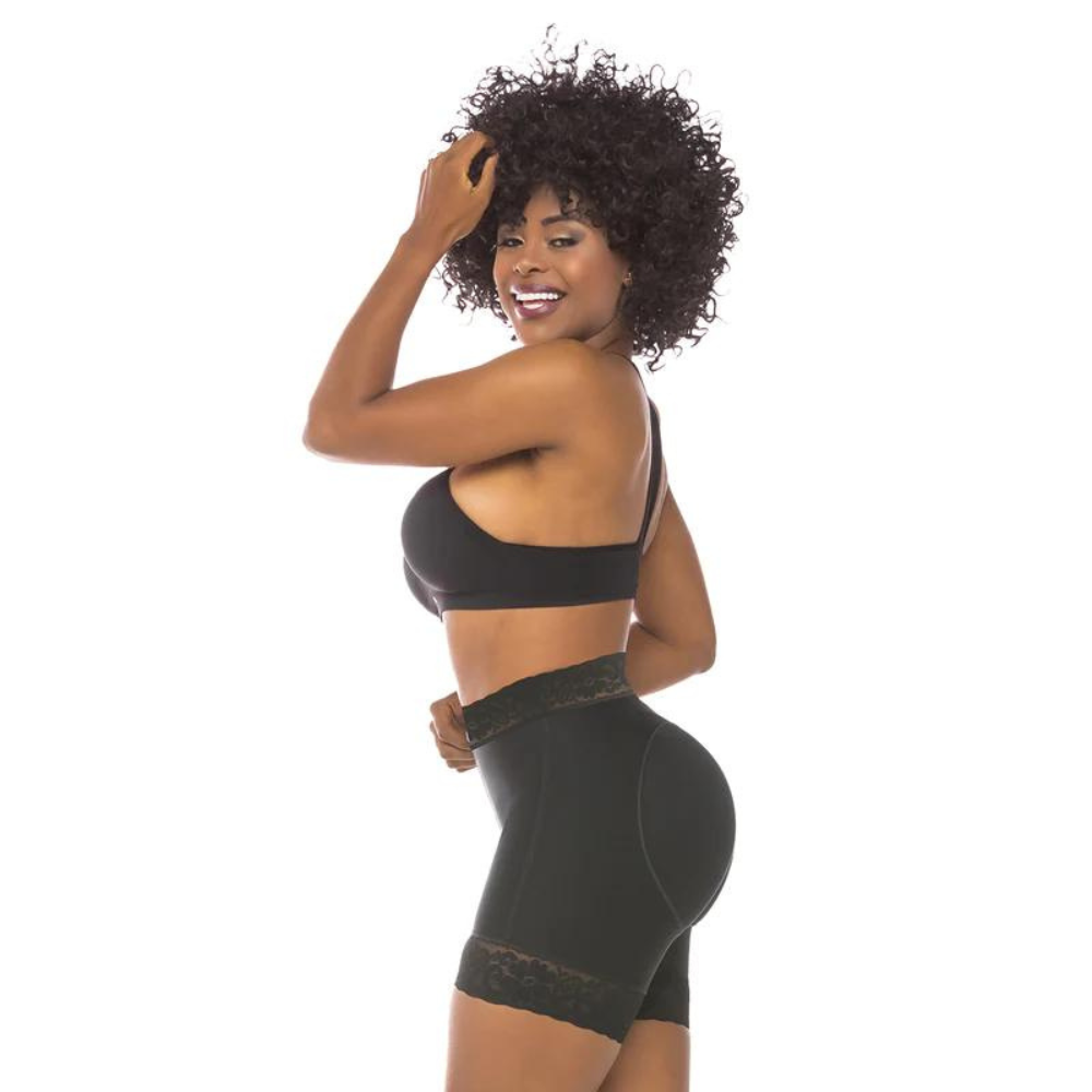 Short  Levanta Cola Con Huecos Externos 316-1 Fajas Salome-4