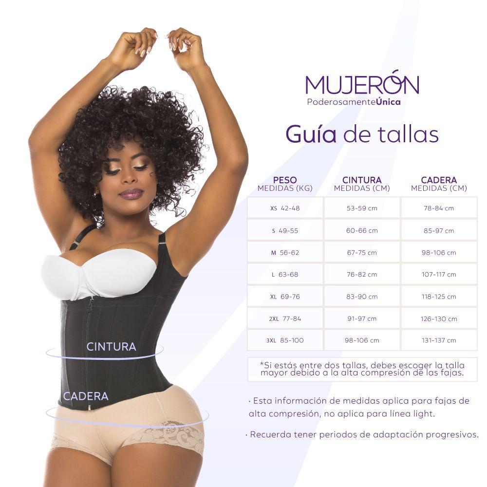 Faja Colombiana Chaleco 313-CCB Mujeron-4