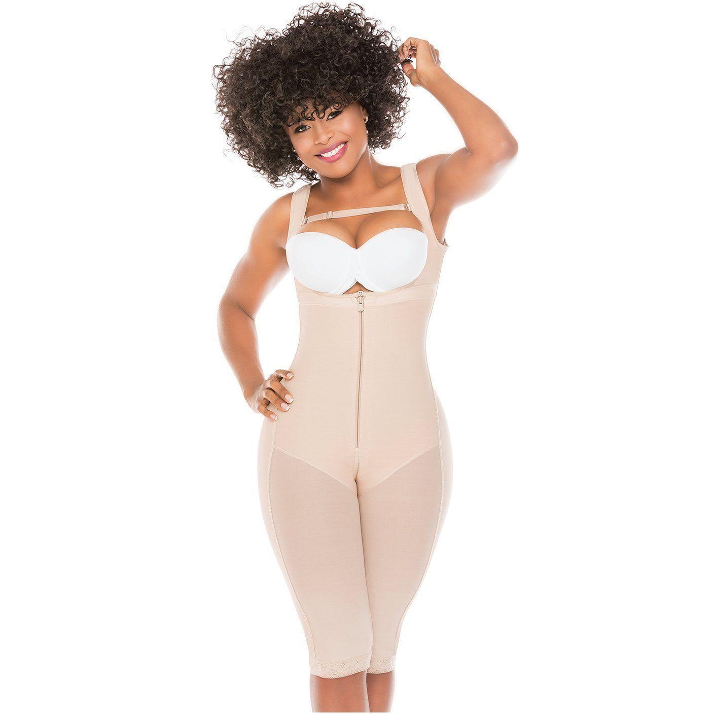 Faja Colombiana Lipoescultura, Pierna Larga 517 Beige-0