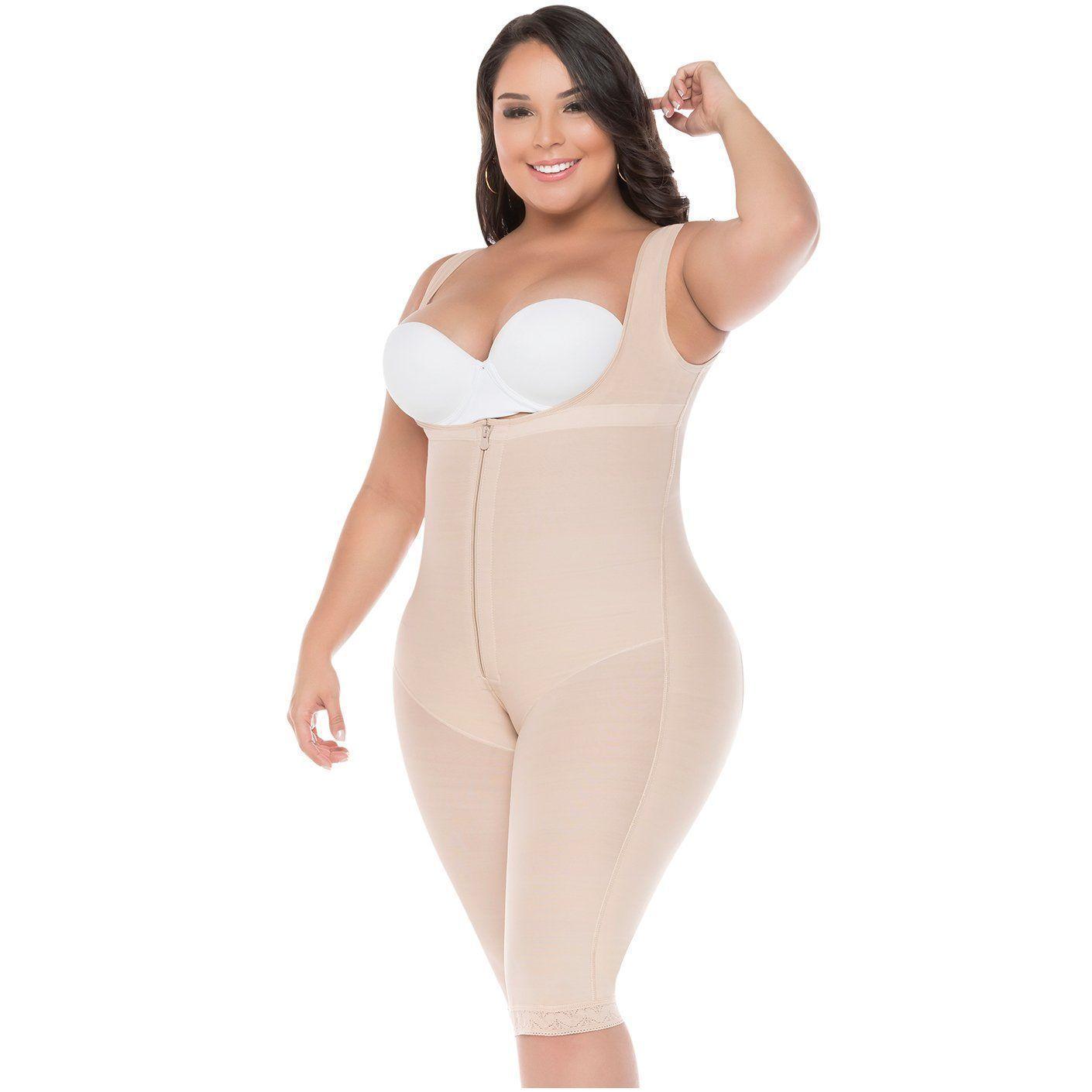 Faja Colombiana Lipoescultura, Pierna Larga 517 Beige-2