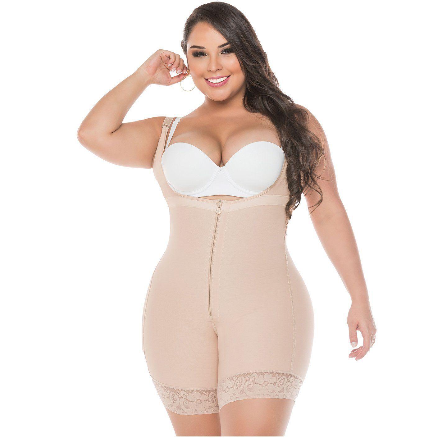 Faja Colombiana Moldeadora y Reductora En Short 216 Beige-2