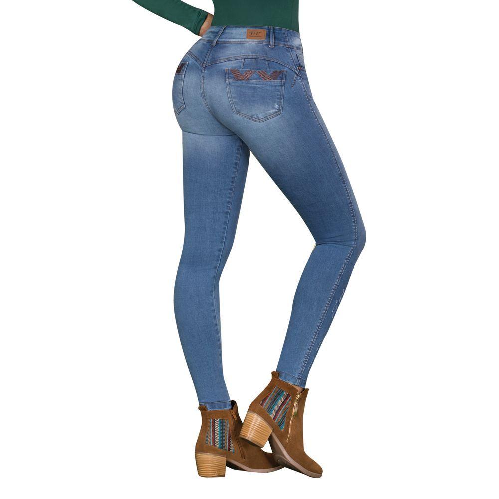 Jeans Estilo Ochentero Levanta Cola Simone TYT-1