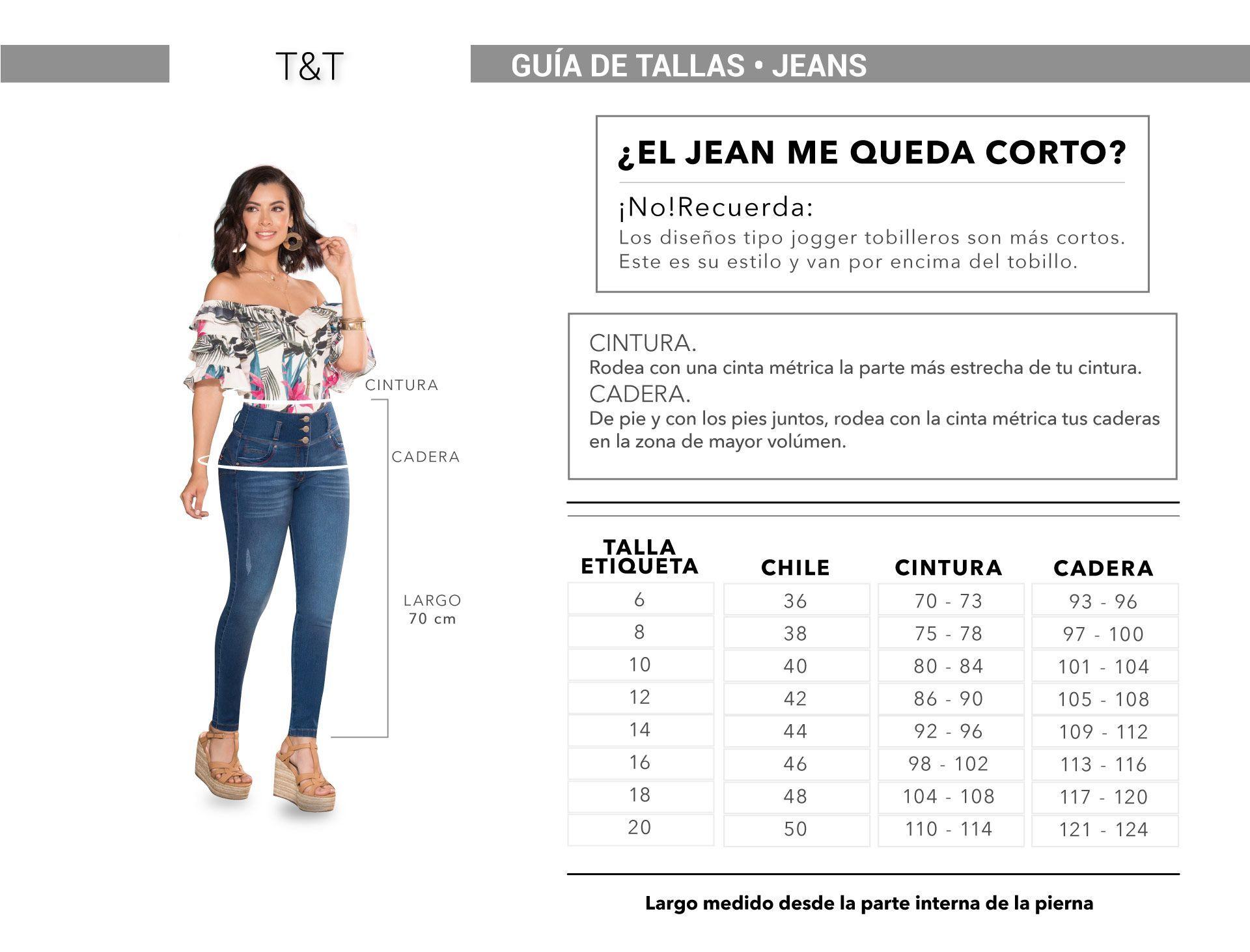 Jeans Estilo Ochentero Levanta Cola Simone TYT-7