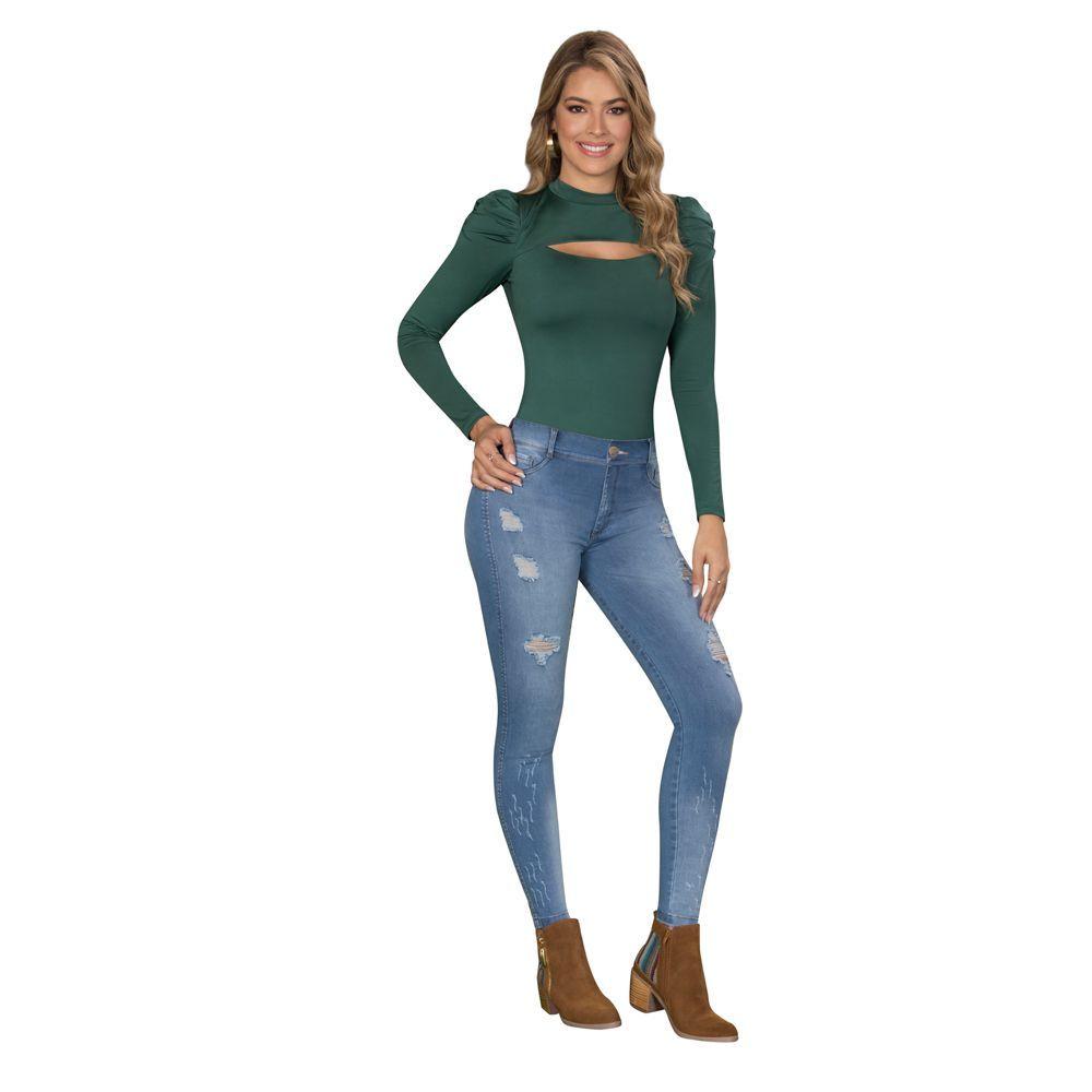Jeans Estilo Ochentero Levanta Cola Simone TYT-5