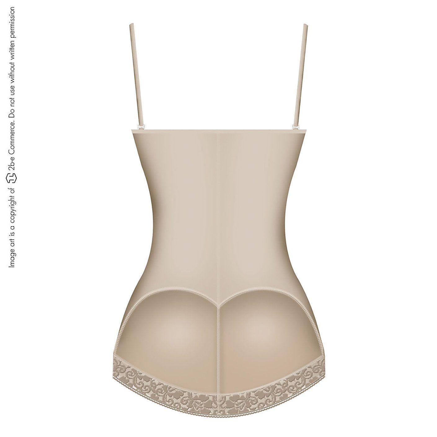 Faja Colombiana Moldeadora y Reductora En Body 412 Beige-3