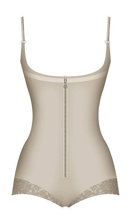 Faja Colombiana Moldeadora y Reductora En Body 413 Beige-3