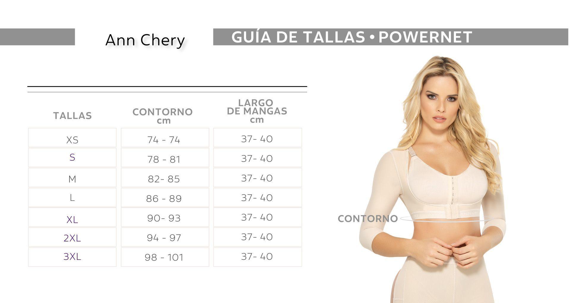 Faja Colombiana Mangas Pos- Operatorias- Ann Chery 3015 Senos libre-3