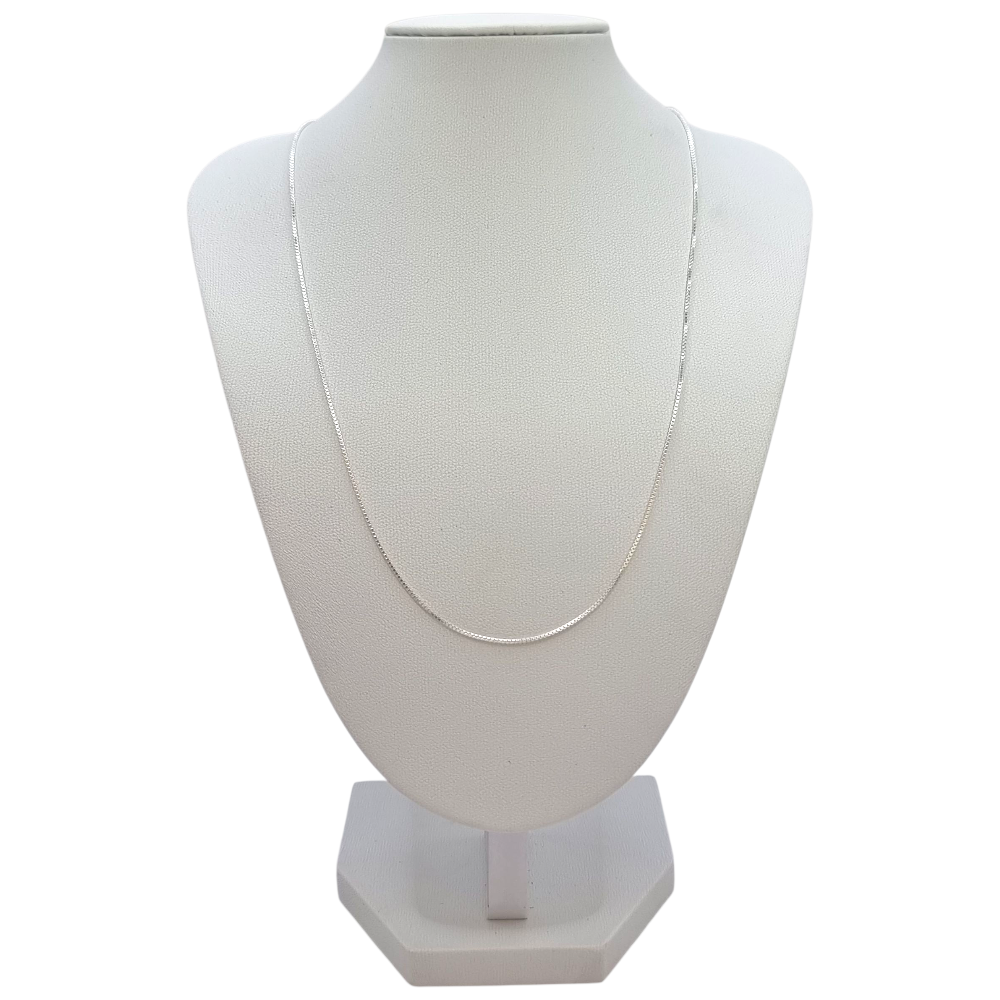 Cadena Veneciana Plata 925 1 mm Joya Minimalista-2