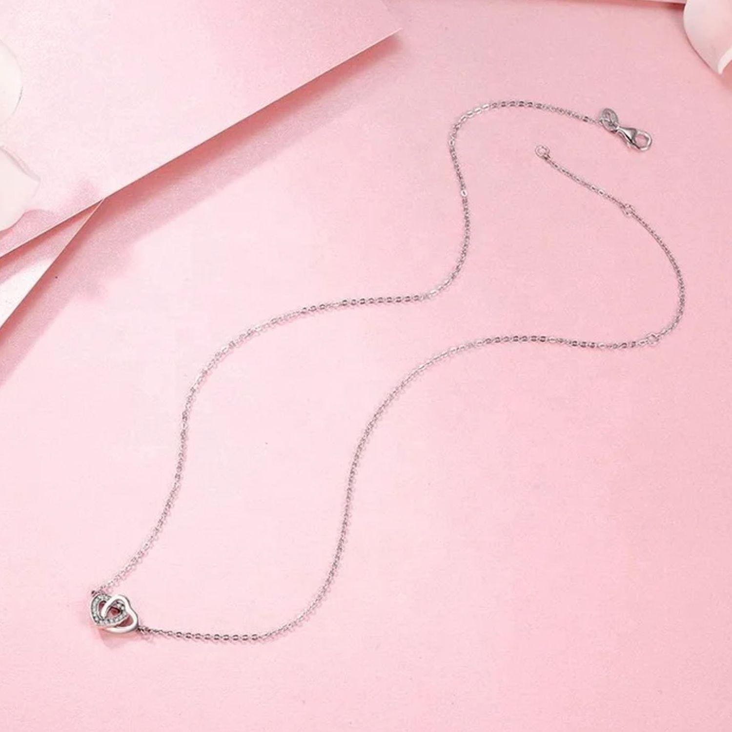 Collar Colgante Corazón en Plata 925 -2