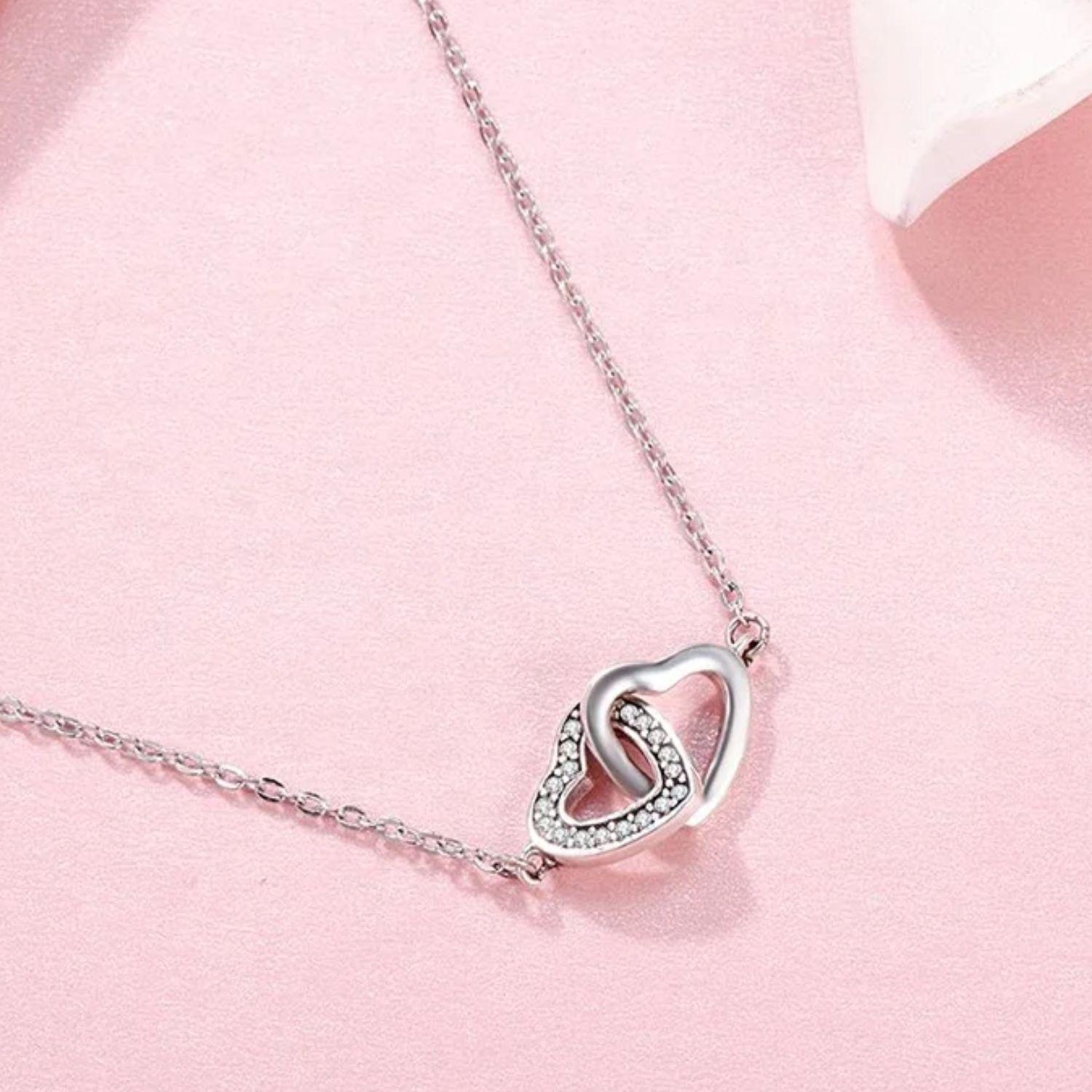 Collar Colgante Corazón en Plata 925 -3
