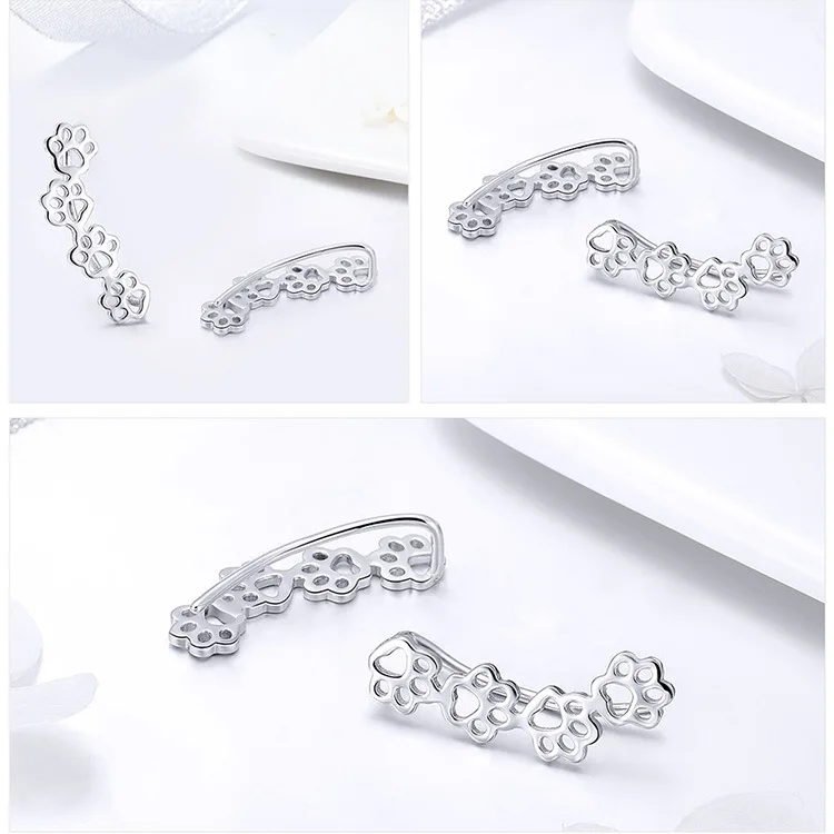 Aros en Plata 925 de Huellitas Perrito-2